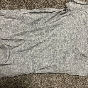 Gray Short Sleeve Top